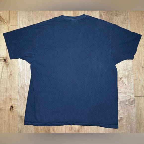 Vintage 90s Hanes HeavyWeight Black Embroidered San Diego Single Stitch Men’s XL - Picture 2 of 3